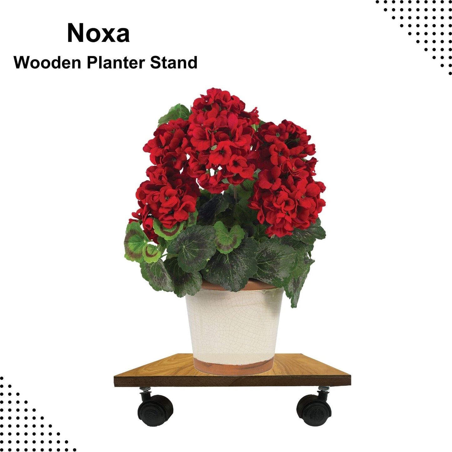 Noxa - Wooden Pot Trolley