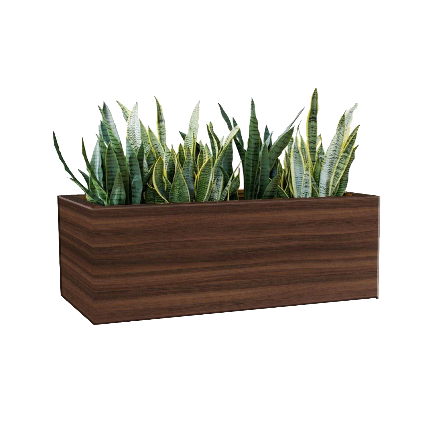 Lyxor - Wooden Planter Box (Wallnut Brown)