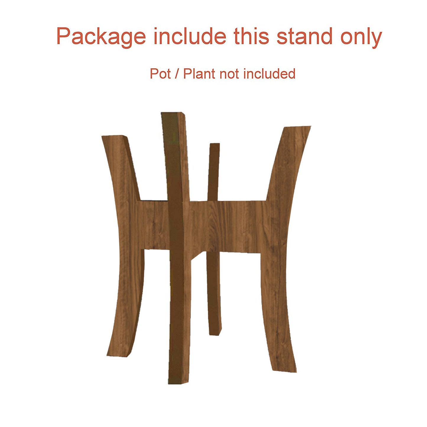 Flux - Wooden Pot Stand (Wooden Texture)