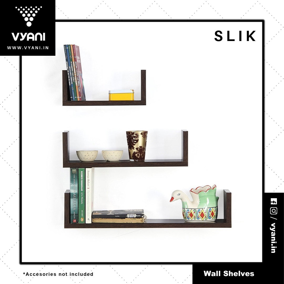 SLIK - Wooden Wall Shelves